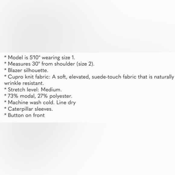 Torrid Black Studio Cupro Classic Blazer Size 5X (28) NWT - Picture 8 of 11